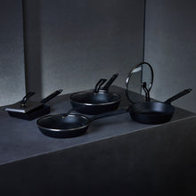 Load image into Gallery viewer, Egg &amp; Toast Pan + Lid Bundle | Premium Black
