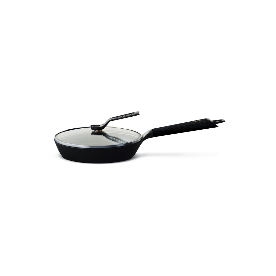 Vermicular Frying Pan + Lid Bundle | Premium Black